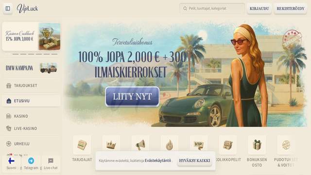 VipLuck casino screenshot
